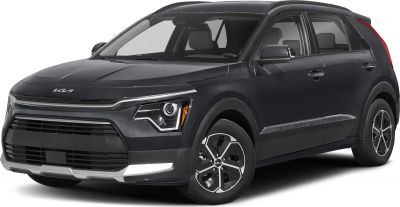 Angular LED headlights and multi-spoke alloy wheels visible from front side angle