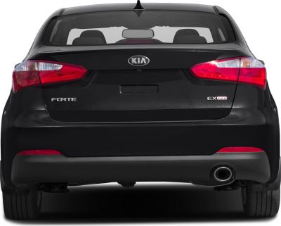 Rear view with distinct tail lights, EX GDI badge, and single exhaust pipe