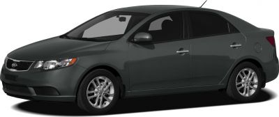 Front and side view of a sedan with alloy wheels and sleek body lines