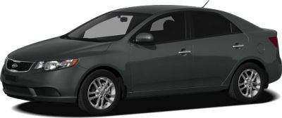 Front side view of a sedan with alloy wheels and sleek design