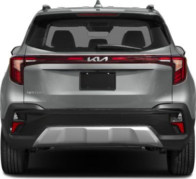 Rear view with LED tail lights, rear windshield wiper, and modern bumper design
