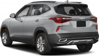 SUV rear side view with LED tail lights and alloy wheels