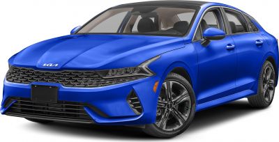 Front view with LED headlights, grille, alloy wheels