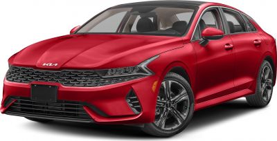 Aggressive front grille with sleek LED headlights