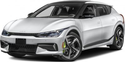 Front view with sharp LED headlights and stylish alloy wheels