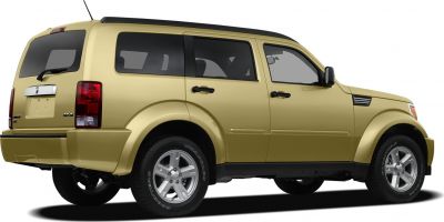 SUV rear and side profile with boxy design and rugged tires