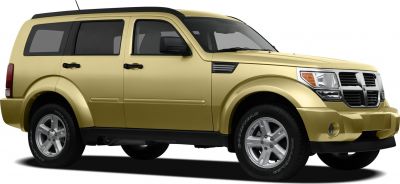 Side profile of mid-size SUV with boxy design and five-spoke wheels