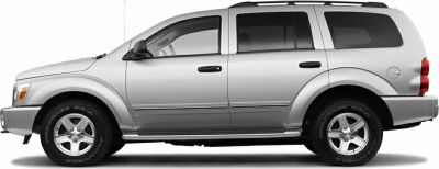 Side profile of mid-size SUV with alloy wheels