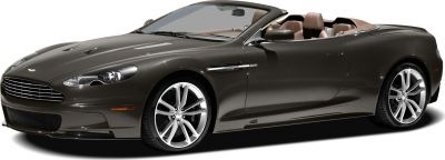 Convertible luxury sports car with open roof and distinctive grille