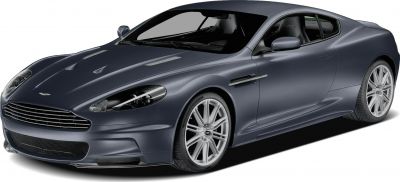 Aerodynamic hood vents and alloy wheels on luxury sports coupe