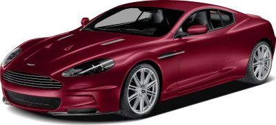 Aerodynamic front three-quarter view with sleek design and sporty wheels