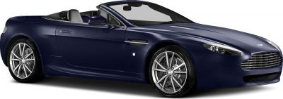 Convertible luxury roadster front side with alloy wheels