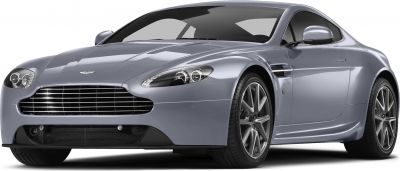 Sleek sports car with distinctive grille and alloy wheels