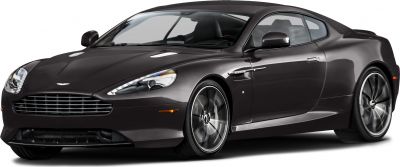 Front side view with sleek grille and aerodynamic coupe body