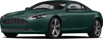 Front grille and alloy wheels of a sleek sports coupe.