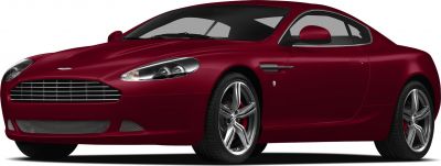 Front grille and alloy wheels of a luxury coupe car.
