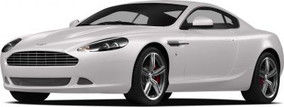 Front side view with chrome alloy wheels and aerodynamic body