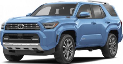 Bold SUV front grille and sleek side profile with prominent headlights and wheels