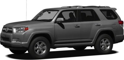 Side profile of an SUV with alloy wheels and roof rails