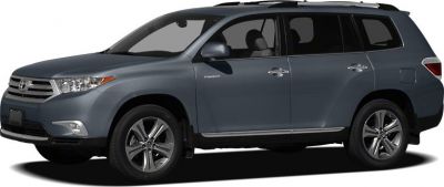 Side profile of mid-size SUV with roof rails and alloy wheels.
