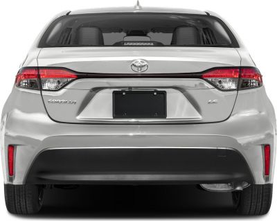 Rear view with LED taillights and integrated bumper design