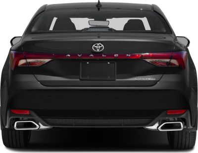 Rear view with LED tail lights and dual exhaust outlets