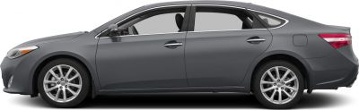 Sedan side profile with alloy wheels and chrome trim