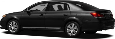 Side view of mid-size sedan with alloy wheels and rear lights.