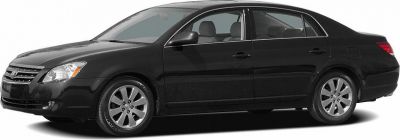 Black sedan side profile with four doors and alloy wheels