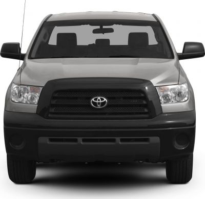 Front view showing black grille and headlights