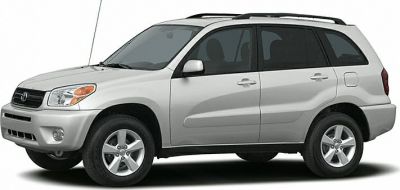 Silver 2004 5-door SUV side profile with roof rails and alloy wheels