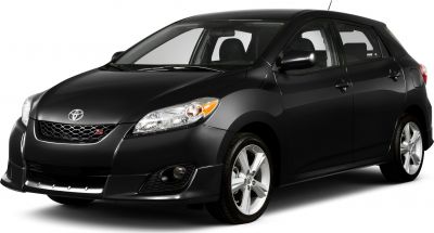 Sporty front grille, clear headlights, fog lights, alloy wheels on compact hatchback