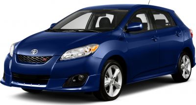 Sporty front end with fog lights and alloy wheels on compact hatchback