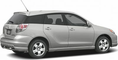 Silver compact hatchback side and rear view with alloy wheels