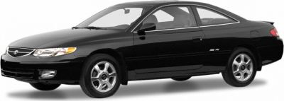 Black coupe with sporty alloy wheels and aerodynamic shape