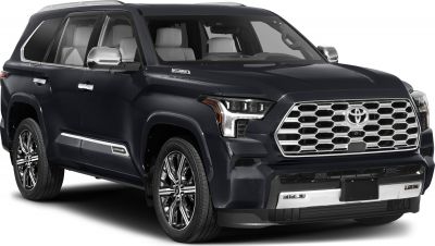 Hexagonal front grille and LED headlights