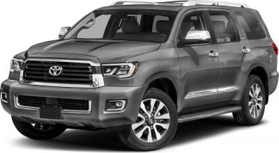 Full-size SUV with chrome accents and LED headlights