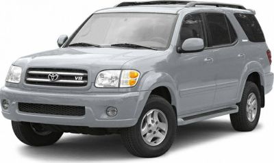Front-side view of a mid-size SUV with V8 engine and alloy wheels