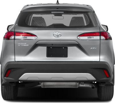 Rear view of SUV with AWD badge and distinctive taillights