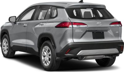 Rear and side view of a modern compact SUV with distinctive taillights