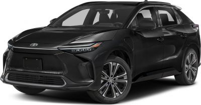 Sleek front and side view with LED headlights and alloy wheels
