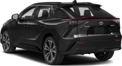 Rear and side view with sleek taillights and aerodynamic profile