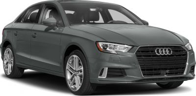 Front and side view with LED headlights and alloy wheels