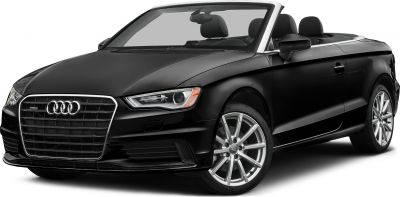 Black convertible with alloy wheels and sporty front design