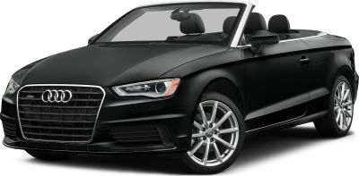 Black convertible with stylish alloy wheels and aerodynamic design