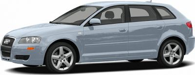 Side profile of a 5-door hatchback with alloy wheels.