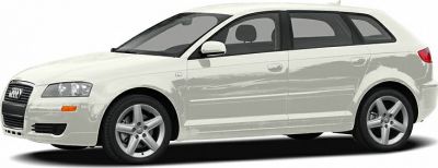 White compact 5-door hatchback with alloy wheels