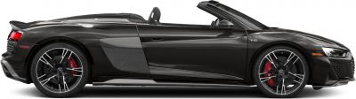 Black V10 convertible with side blades and alloy wheels