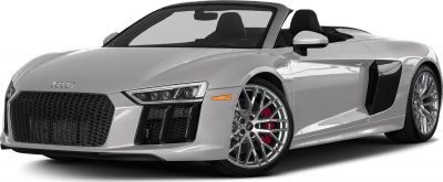 Front view with LED headlights and alloy wheels