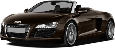 Open-top roadster with sleek body and alloy wheels